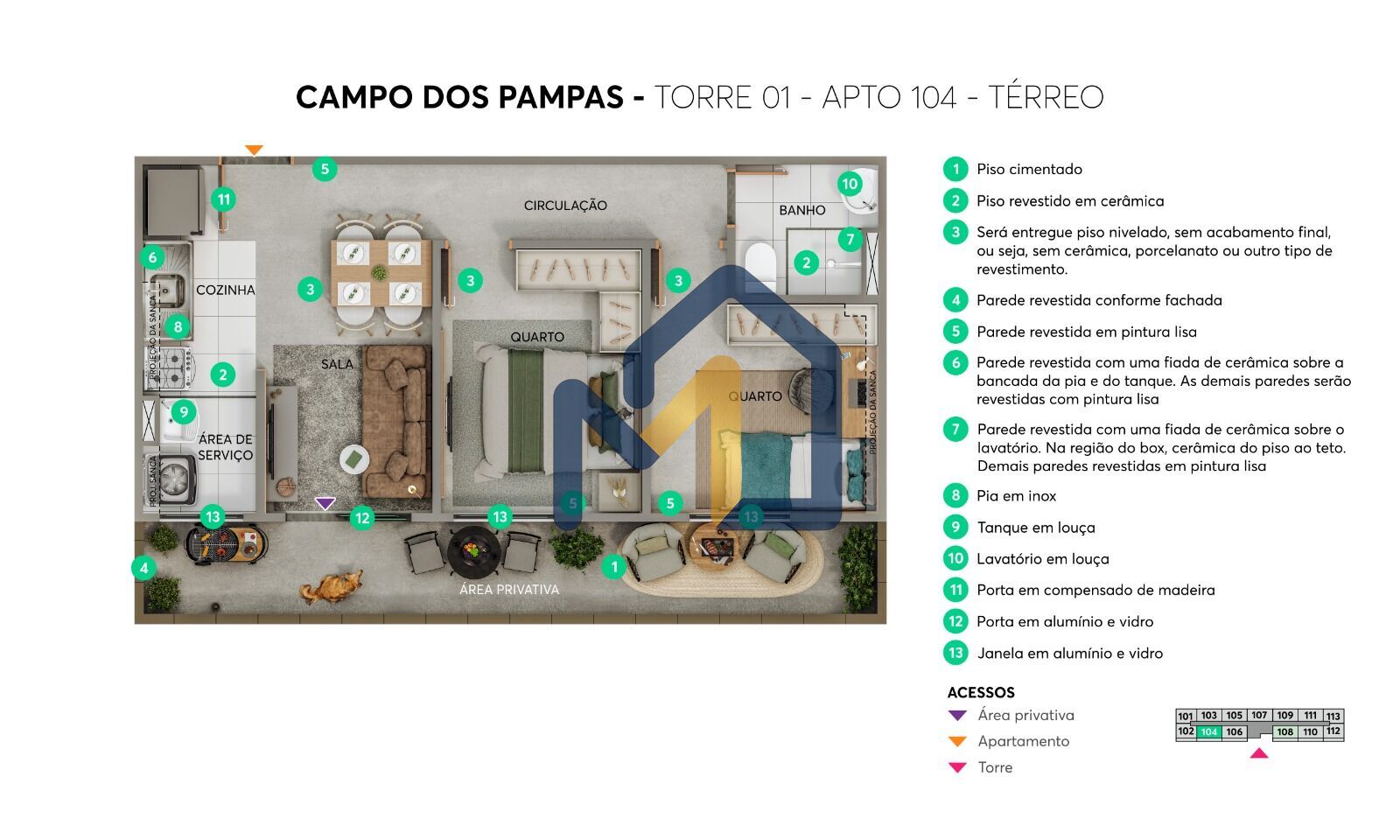 Apartamento, 2 quartos, 38 m² - Foto 8