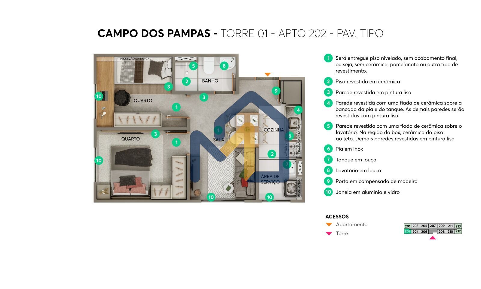 Apartamento, 2 quartos, 38 m² - Foto 10