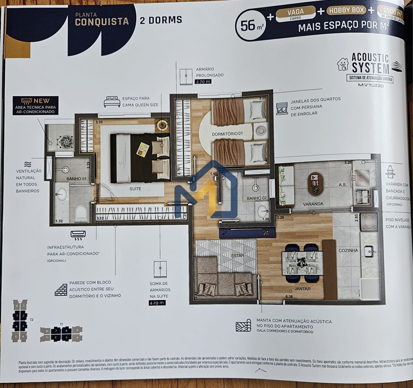 Apartamento, 2 quartos, 56 m² - Foto 20