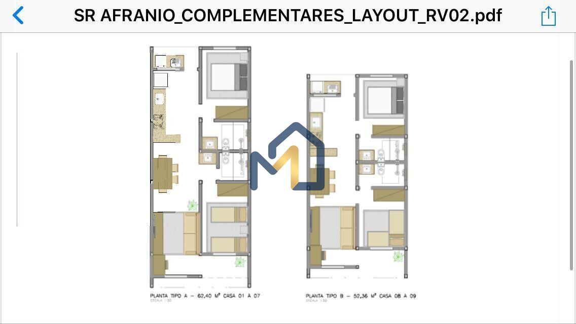 Casa, 2 quartos, 52 m² - Foto 19