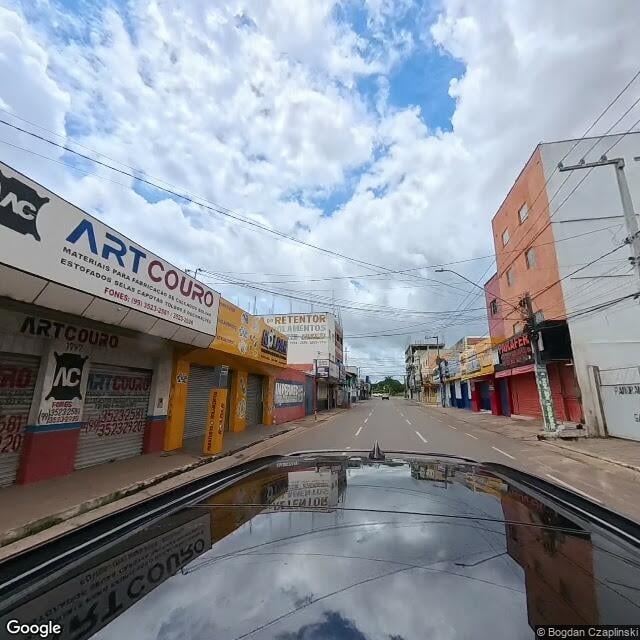 Imagem estática do "Street View" da localização