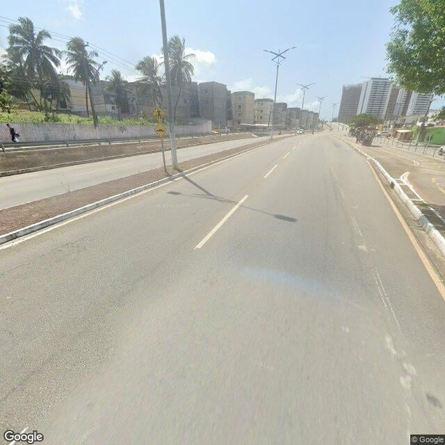 Imagem estática do "Street View" da localização