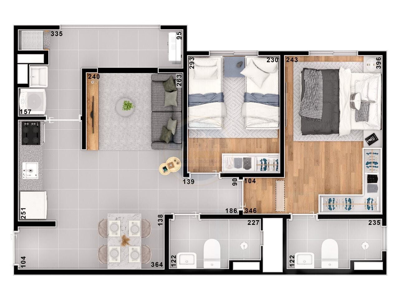 Apartamento em Altos do Indaiá, foto 14 de 17
