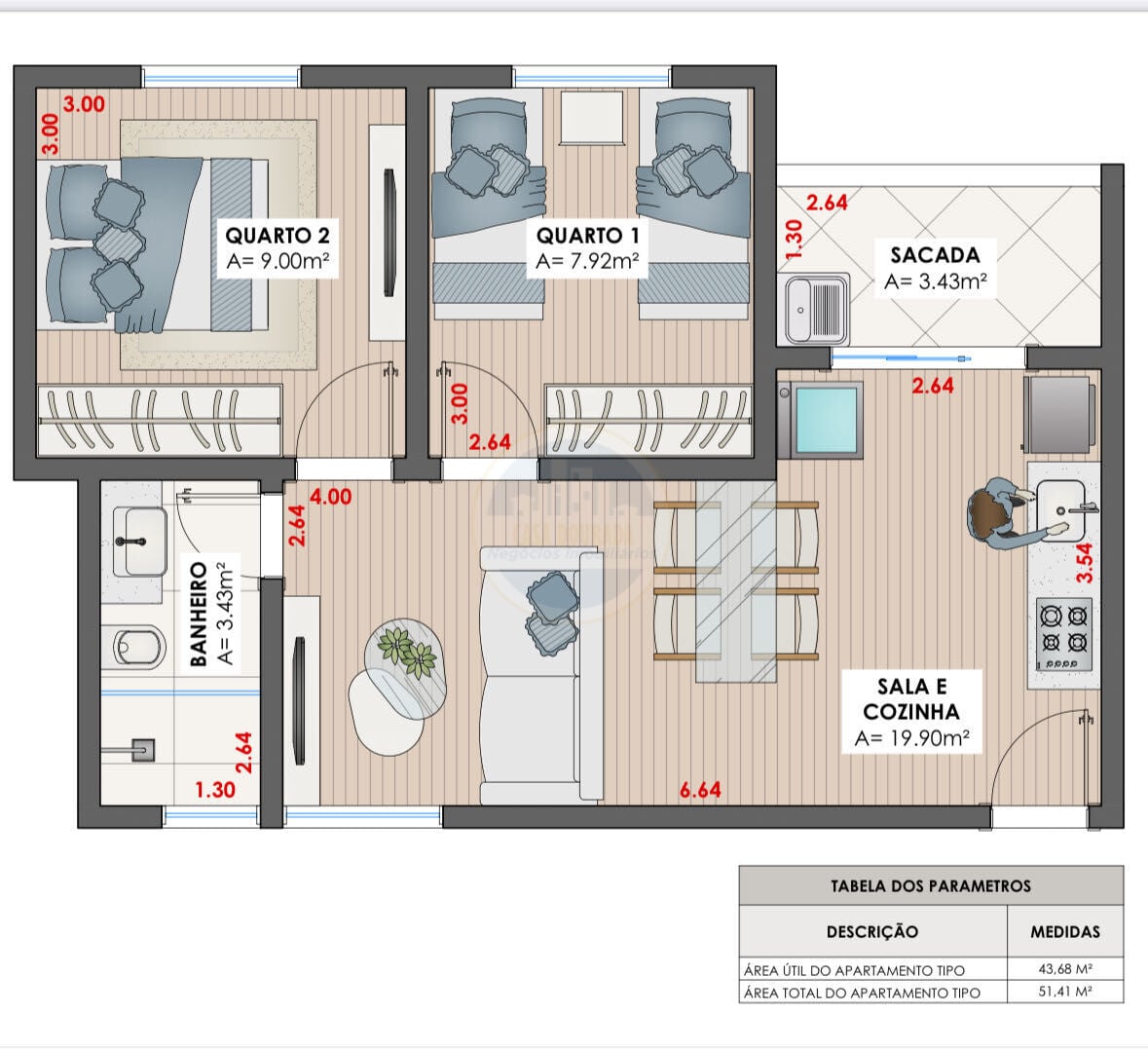 Apartamento em Altos do Indaiá, foto 15 de 17