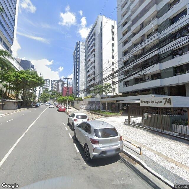 Imagem estática do "Street View" da localização