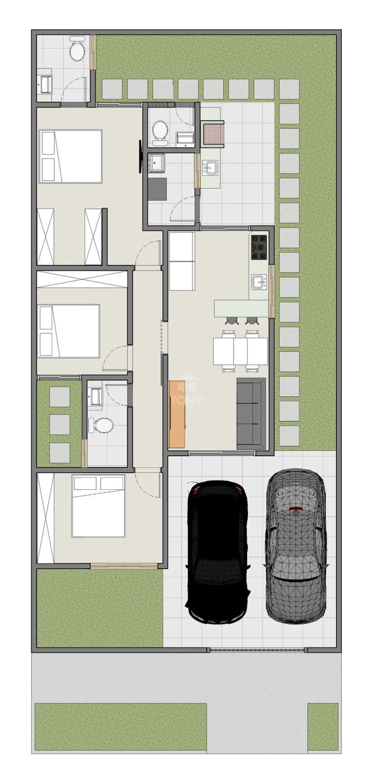 Casa à venda com 3 quartos, 3 suítes, 2 vagas e 100m² no Plano Diretor Sul, Palmas (TO) — foto 16 de 17
