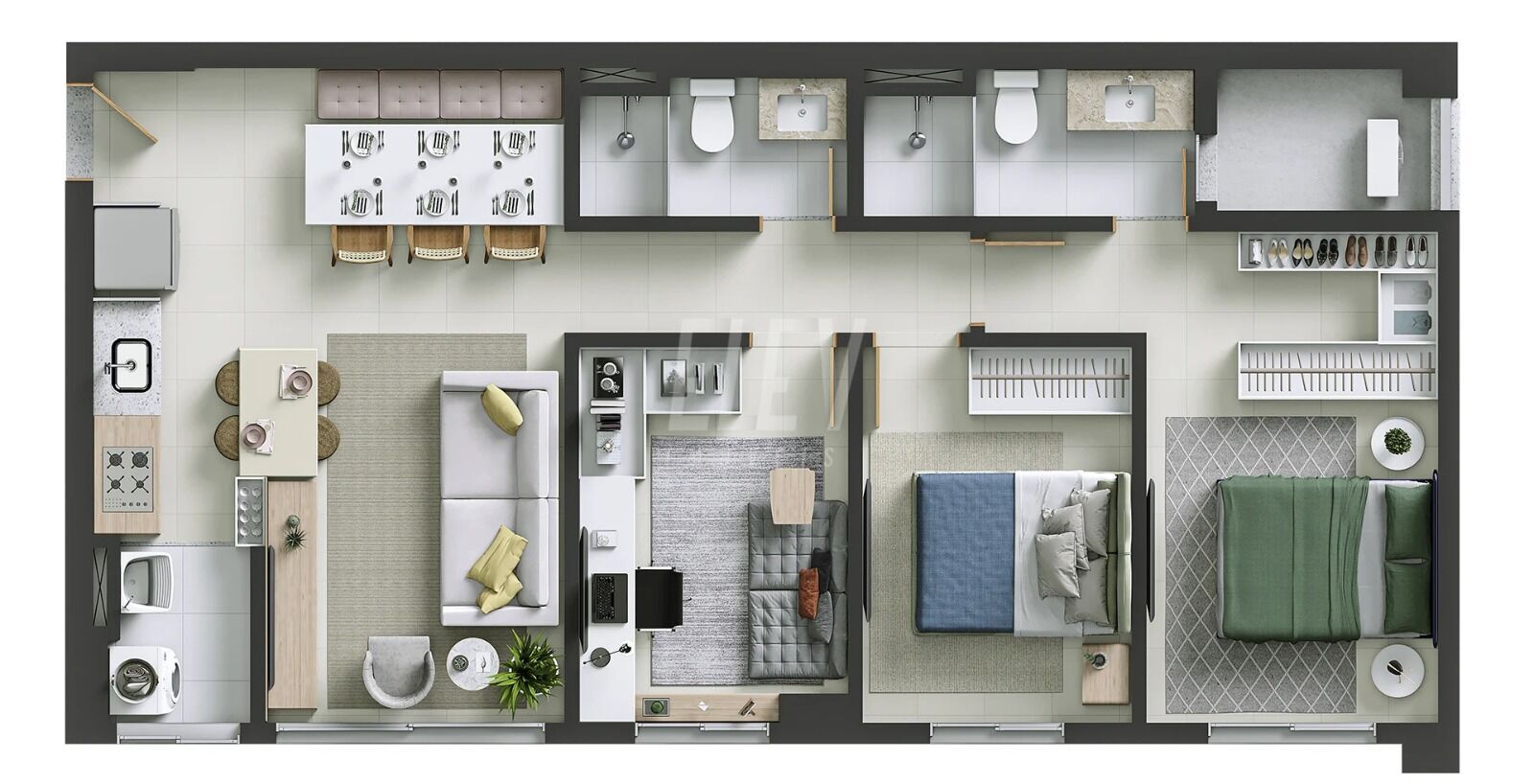 Apartamento, 3 quartos, 75 m² - Foto 14