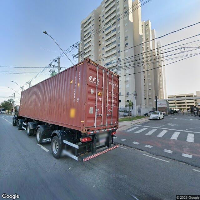 Imagem estática do "Street View" da localização
