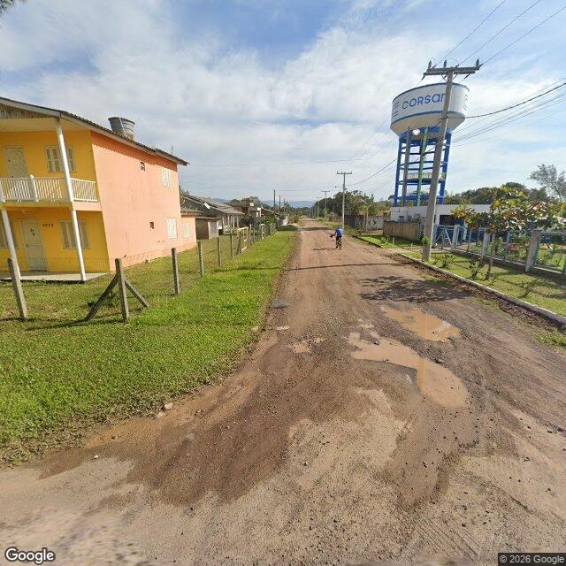 Imagem estática do "Street View" da localização