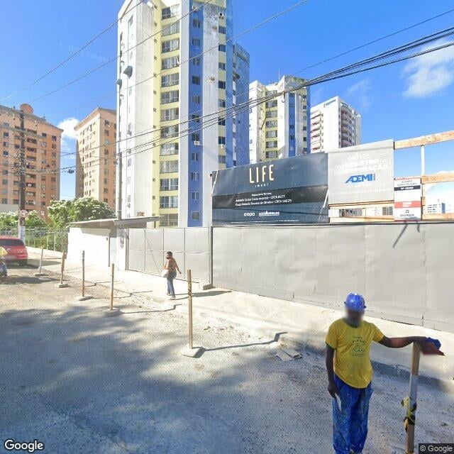 Imagem estática do "Street View" da localização