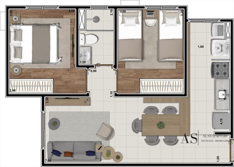 Apartamento com 2 quartos à venda, 48m² — foto 21 de 23