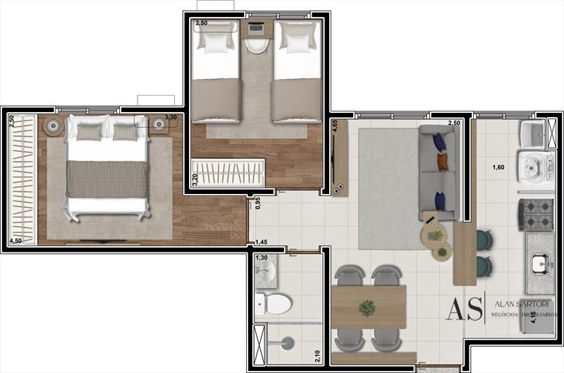 Apartamento com 2 quartos à venda, 48m² — foto 23 de 23