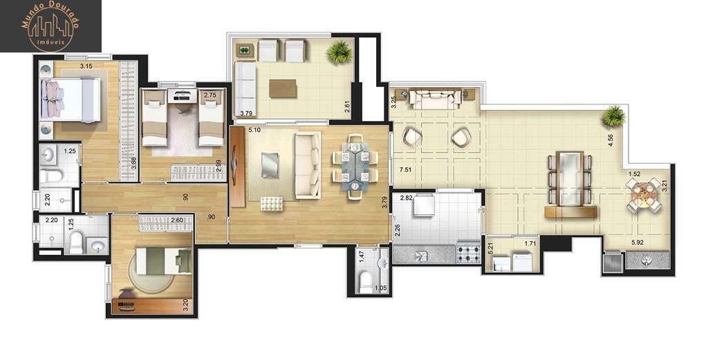 Apartamento, 2 quartos, 104 m² - Foto 29