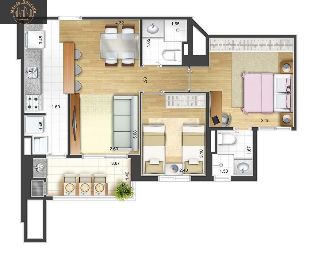 Apartamento, 2 quartos, 104 m² - Foto 25