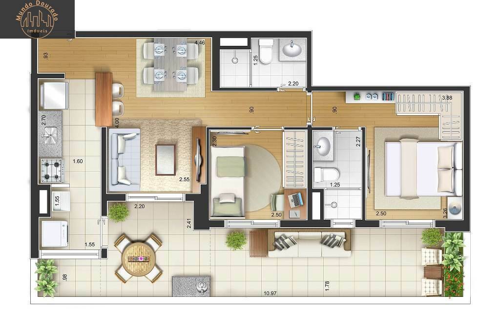 Apartamento, 2 quartos, 104 m² - Foto 30