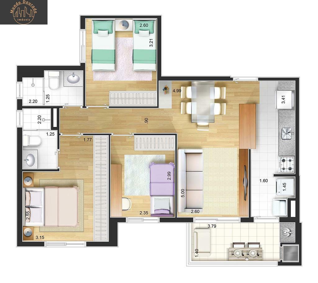Apartamento, 2 quartos, 104 m² - Foto 26