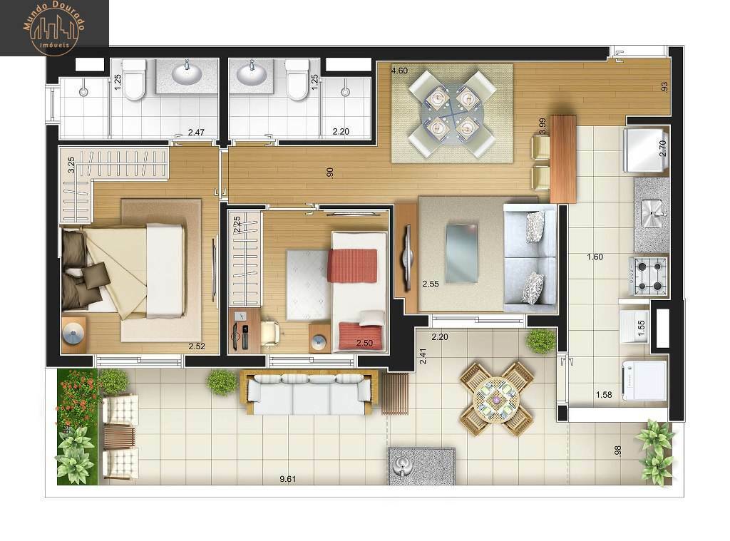Apartamento, 2 quartos, 104 m² - Foto 31