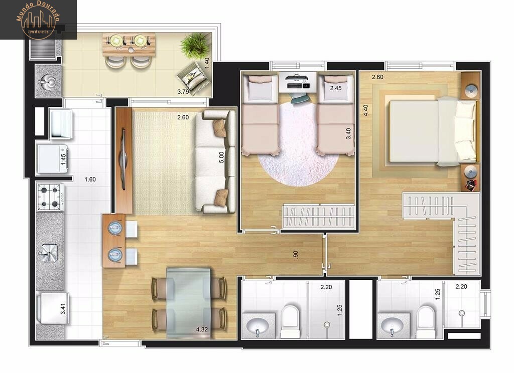Apartamento, 2 quartos, 104 m² - Foto 24
