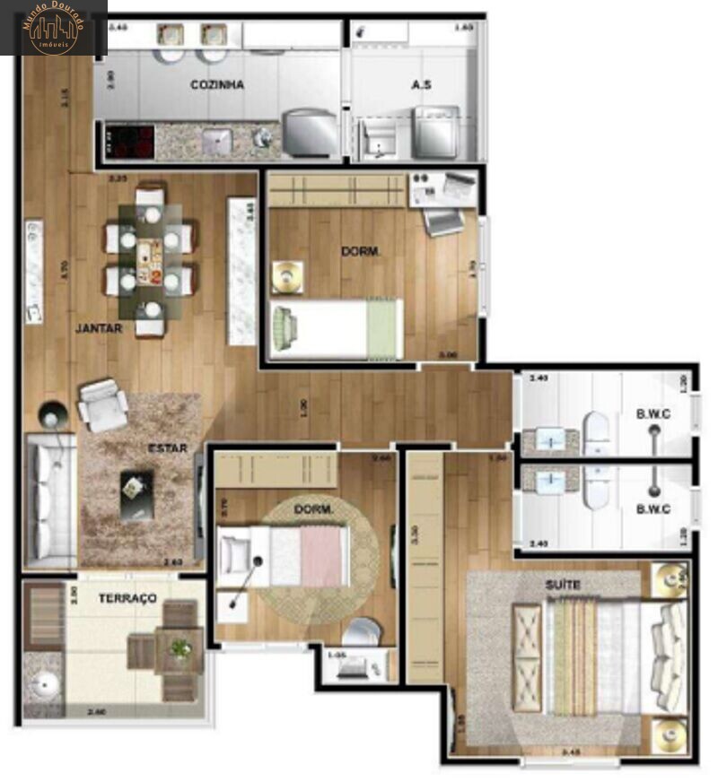 Apartamento, 3 quartos, 84 m² - Foto 12