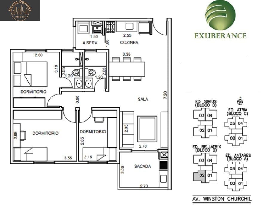 Apartamento, 3 quartos, 70 m² - Foto 7
