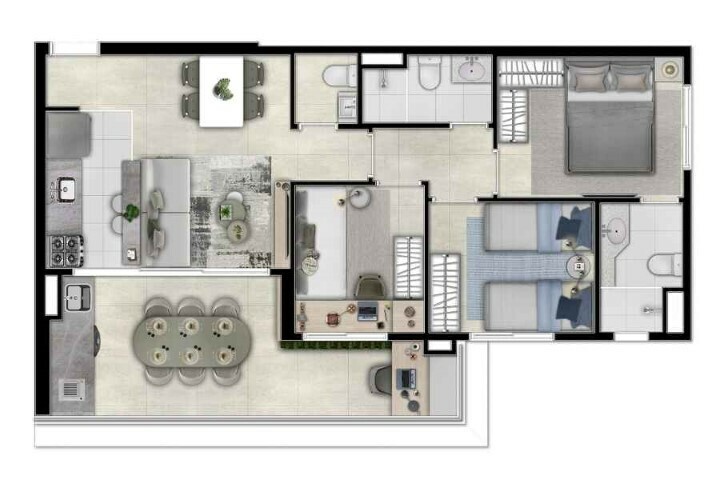 Apartamento, 2 quartos, 54 m² - Foto 21