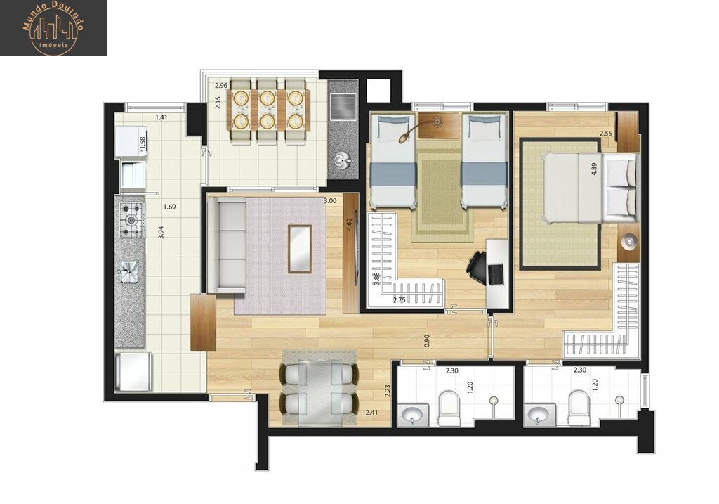 Apartamento, 2 quartos, 70 m² - Foto 24