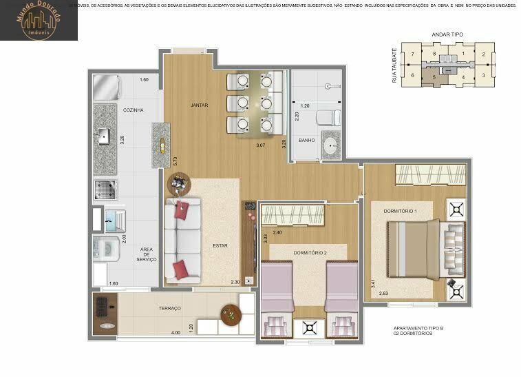 Apartamento, 2 quartos, 55 m² - Foto 24