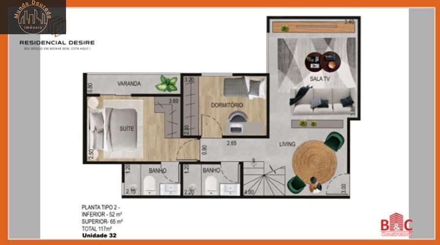 Cobertura, 2 quartos, 118 m² - Foto 14