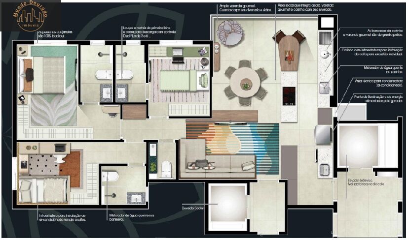 Apartamento, 3 quartos, 104 m² - Foto 20