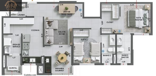Apartamento, 3 quartos, 93 m² - Foto 24