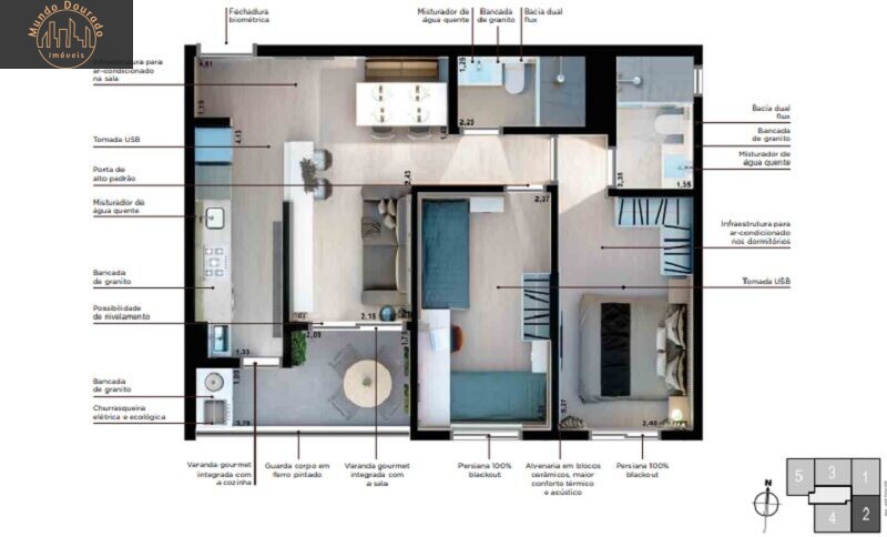 Apartamento, 2 quartos, 66 m² - Foto 23