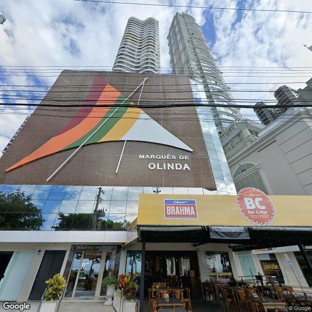 Imagem estática do "Street View" da localização