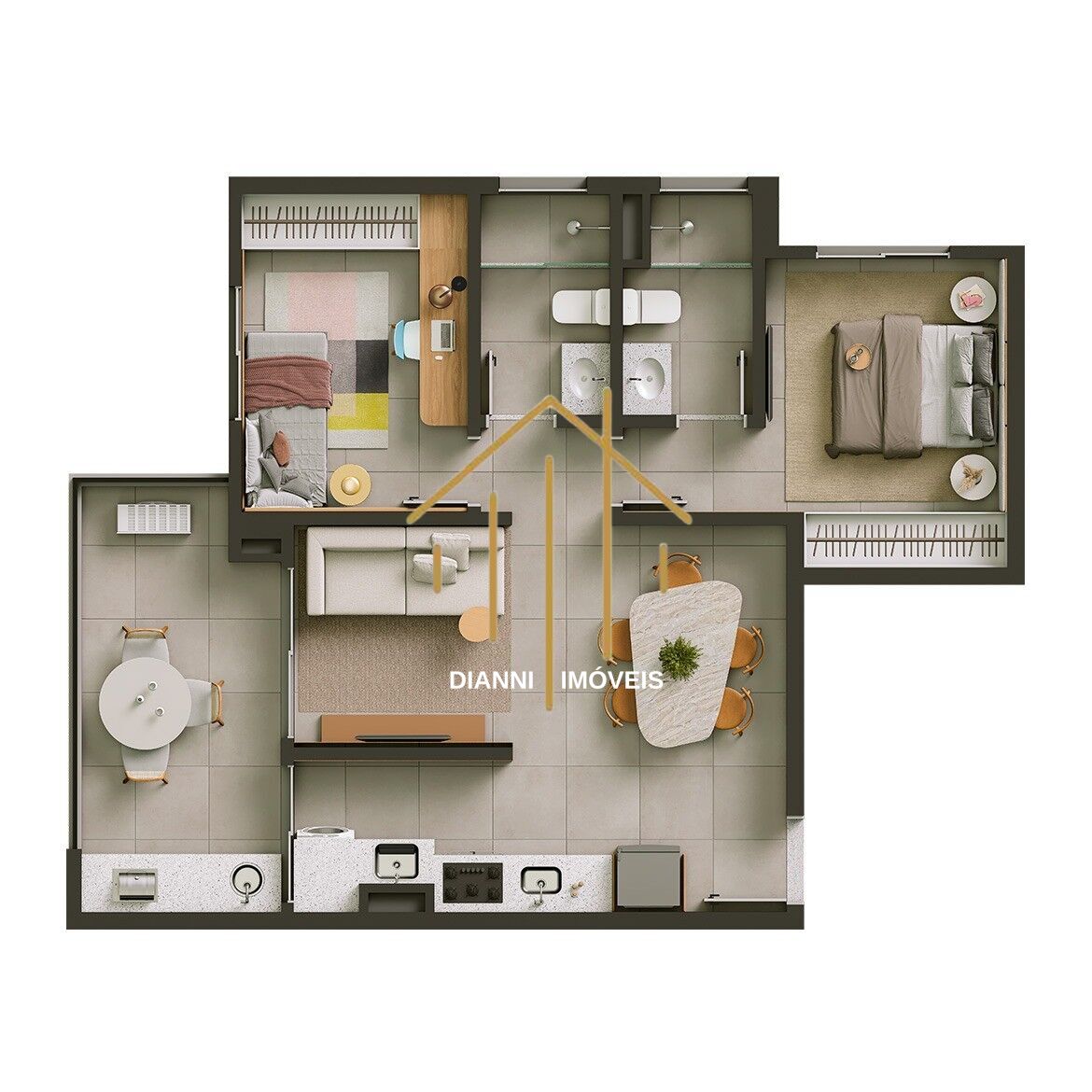 Studio com 1 quarto à venda, 42m² — foto 7 de 21