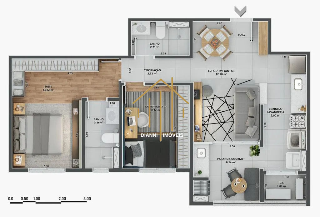 Apartamento com 2 quartos à venda, 66m² — foto 24 de 24
