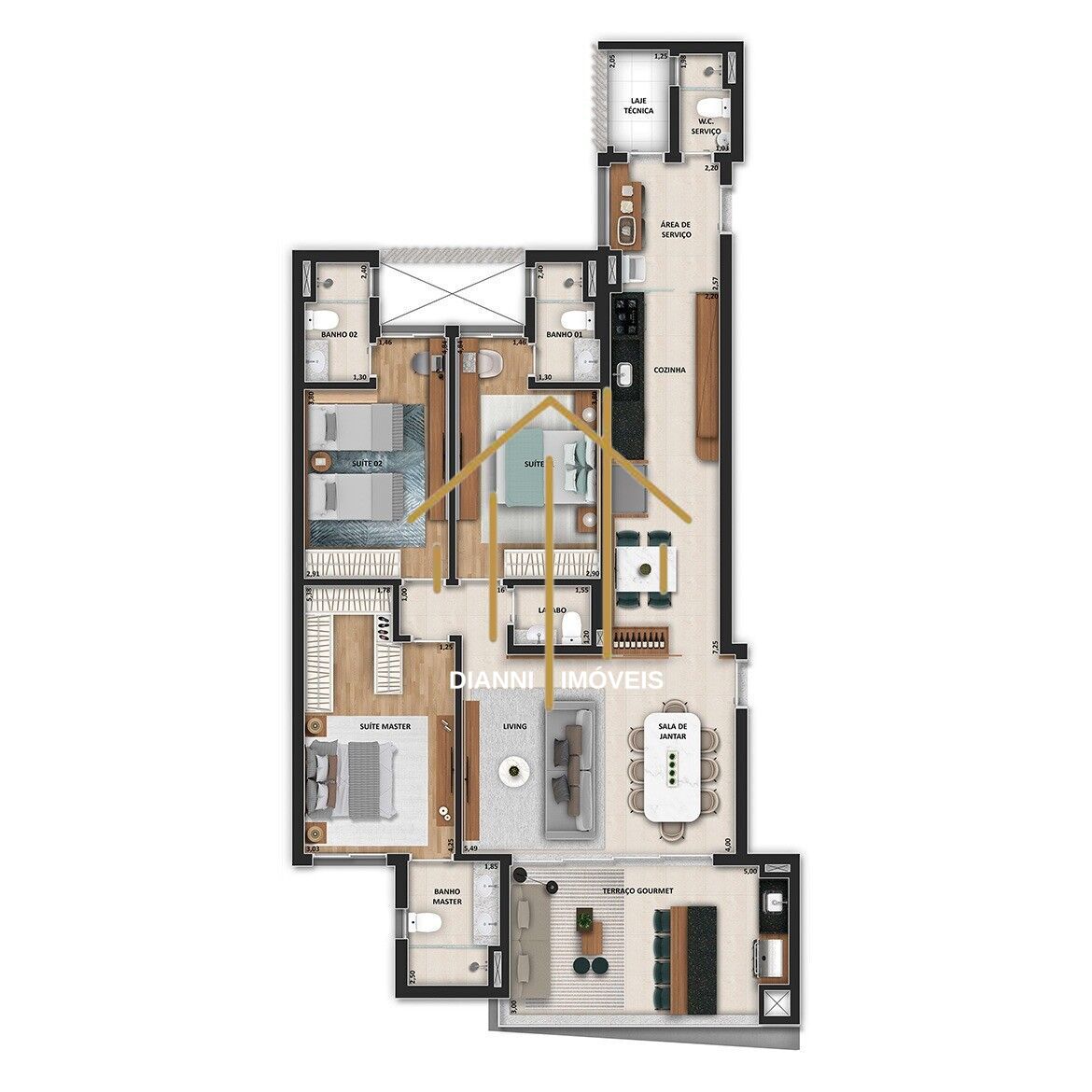 Apartamento com 3 quartos à venda, 140m² — foto 13 de 13