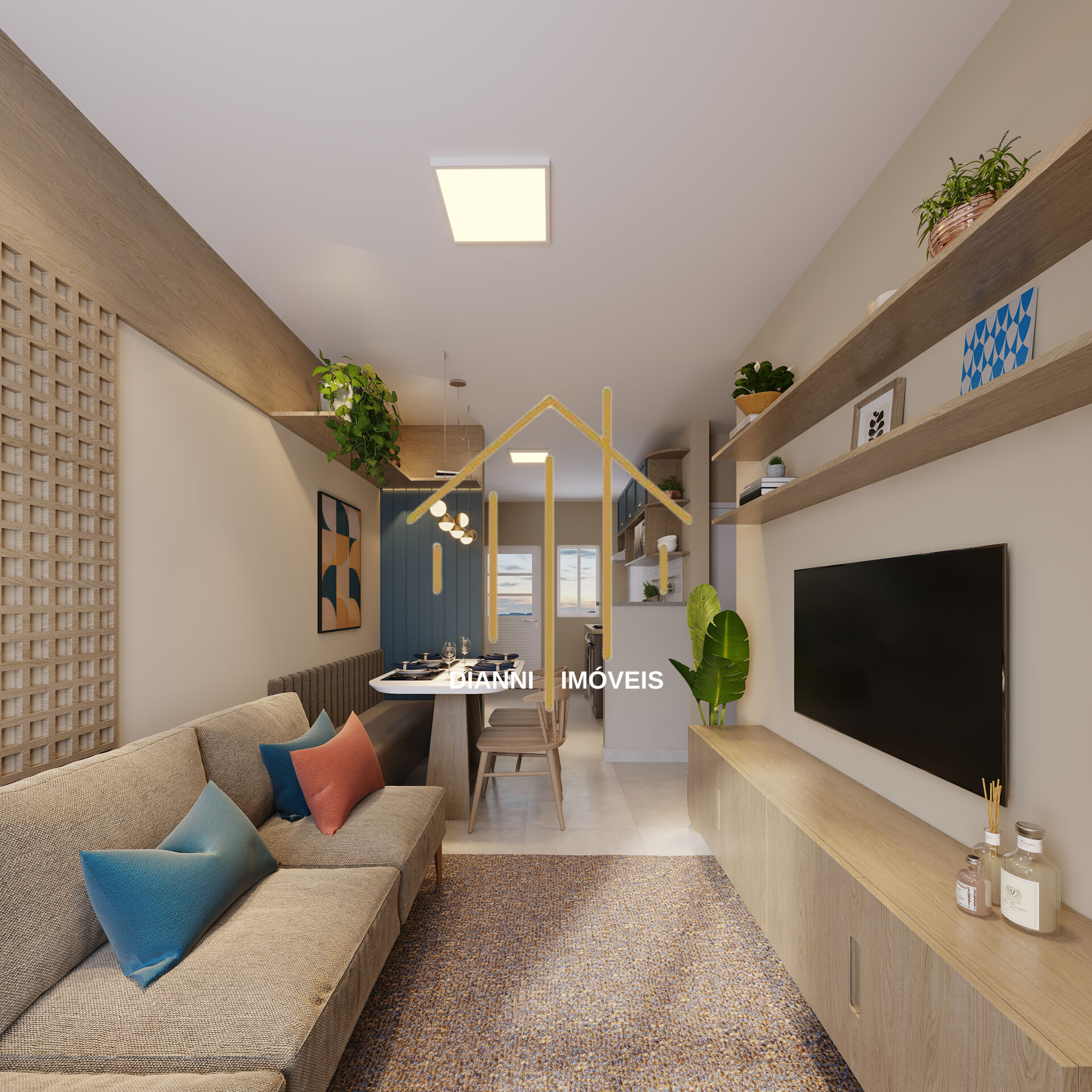 Casa de Condomínio com 2 quartos à venda, 55m² — foto 1 de 14