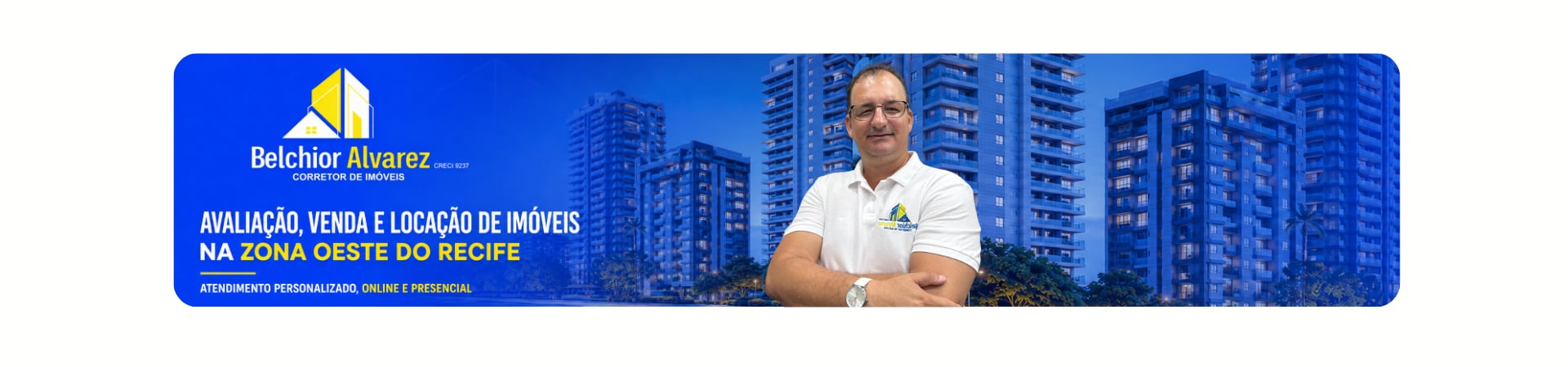 Belchior Alvarez Corretor de Imóveis creci 9237 | 7o RG/PE