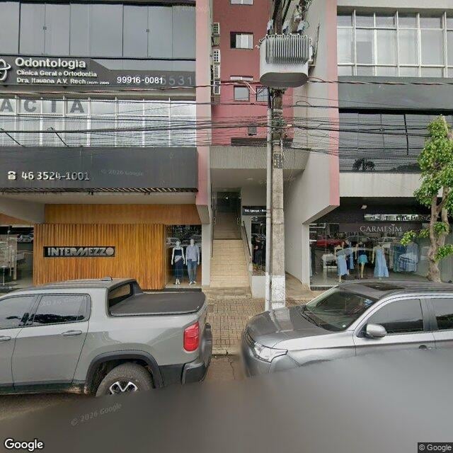 Imagem estática do "Street View" da localização