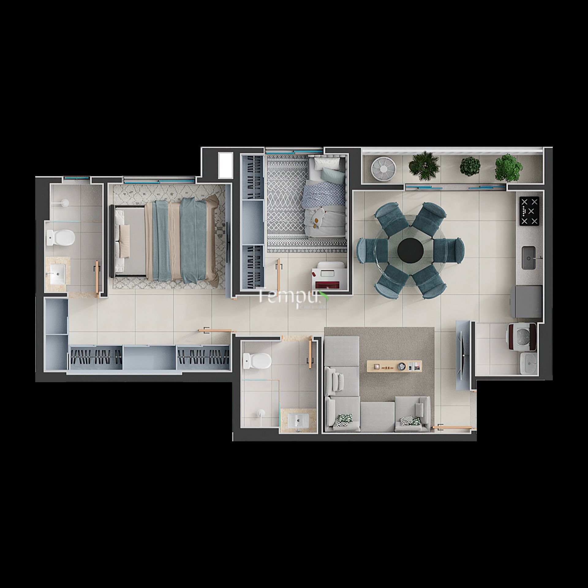 Apartamento, 2 quartos, 65 m² - Foto 21