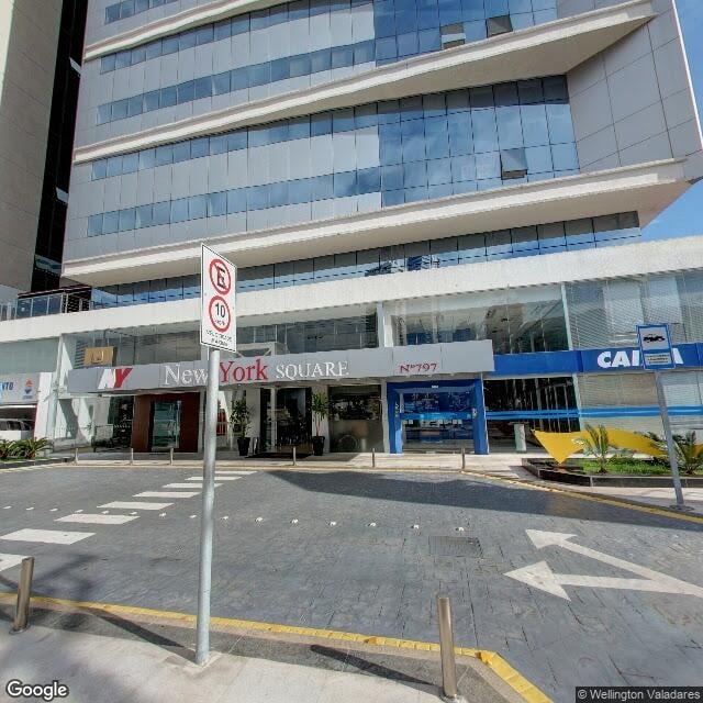 Imagem estática do "Street View" da localização