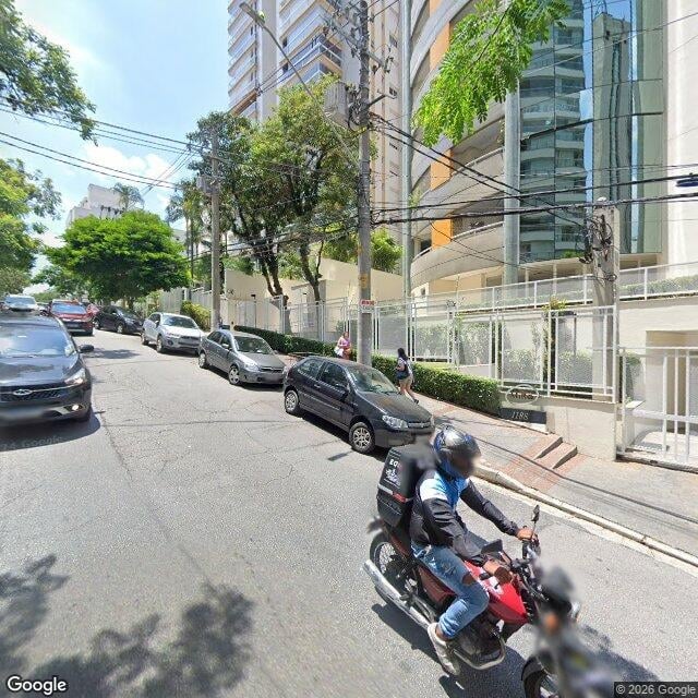 Imagem estática do "Street View" da localização