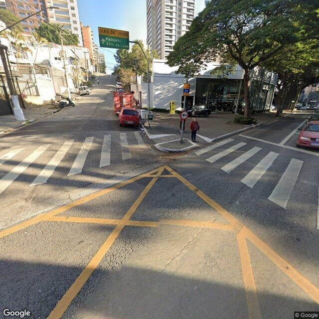 Imagem estática do "Street View" da localização