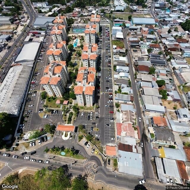 Imagem estática do "Street View" da localização