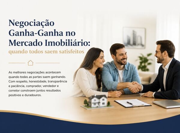 Negociação Ganha-Ganha no Mercado Imobiliário: quando todos saem satisfeitos