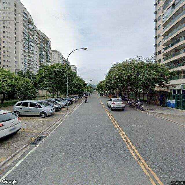 Imagem estática do "Street View" da localização
