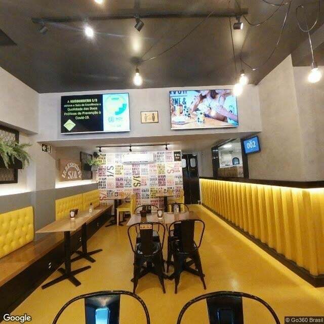 Imagem estática do "Street View" da localização