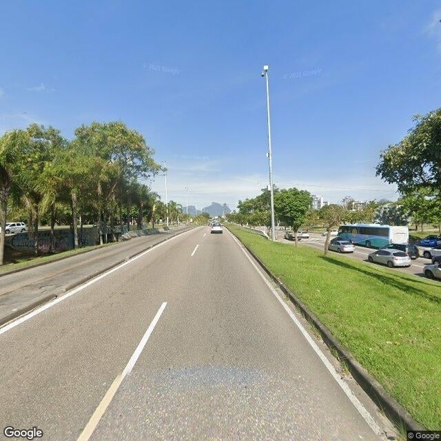 Imagem estática do "Street View" da localização