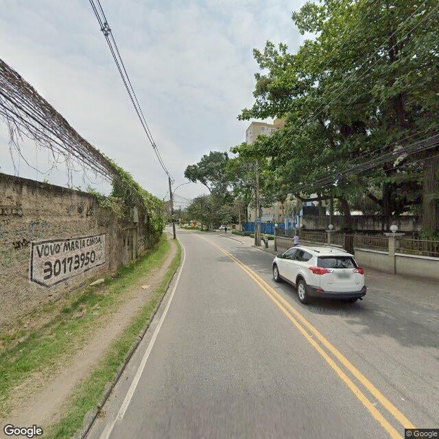 Imagem estática do "Street View" da localização