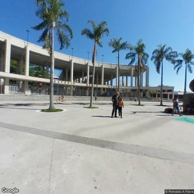Imagem estática do "Street View" da localização