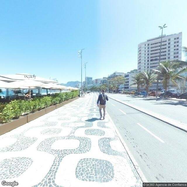 Imagem estática do "Street View" da localização